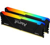 Kingston FURY Beast RGB 64GB 3600MT/s DDR4 CL18 DIMM (Kit of 2) Computer Memory KF436C18BB2AK2/64
