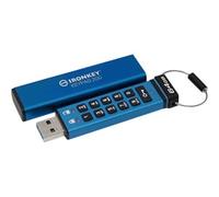 Kingston Clé USB IronKey Keypad 200 – chiffrée FIPS 140-3 Level 3 – 64 Go – USB 3.2 Gen 1