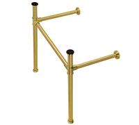 Kingston Brass VPB33087 Imperial Pieds d'évier en Acier Inoxydable, Laiton brossé, 25.19 x 16.94 x 30.5