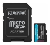 Kingston Technology Carte microSDXC Canvas Go Plus Gen4 200 Mo/s A2 U3 V30 1 To + adaptateur