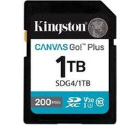 Kingston Canvas Go! Plus - Carte mémoire flash - 1 To - Video Class V30 / UHS-I U3 / Class10 - SDXC UHS-I G