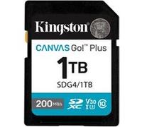 Kingston Carte mémoire SDXC Canvas Go Plus Gen4 200 Mo/s C10 UHS-I U3 V30 1 To