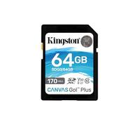 Kingston Technology Canvas Go! Plus Carte SDXC Canvas Go Plus 170R C10 UHS-I U3 V30 de 64 Go