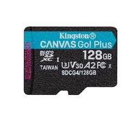Kingston Canvas Go! Plus - Carte mémoire flash - 128 Go - A2 / Video Class V30 / UHS-I U3 / Class10 - microSDXC UHS-I G