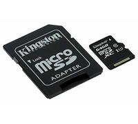 Kingston Canvas Select 64 Go Class 10 UHS-I MicroSD Carte Mémoire avec SD