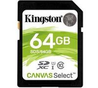 Kingston Carte Mémoire SD card SDS/16GB Canvas Select UHS-I Classe 10 avec vitesse de lecture allant jusqu’à 80Mo/s