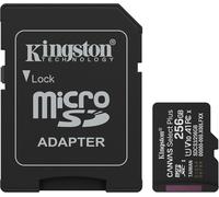 Kingston Carte microSDXC Canvas Select Plus – 256 Go A1 V10 UHS‑I U1 Class10 + adaptateur SD