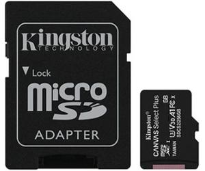 Kingston Canvas Select Plus 64GB - Carte microSD avec adaptateur SD (Class 10 - UHS-I - U1 - V10)