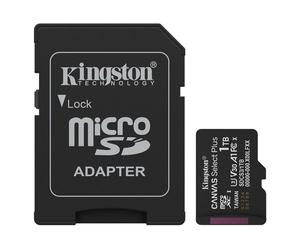 KINGSTON Canvas Select Plus Carte mÃ©moire microSDXC 1To Gen3 150MB/s A1 Adaptateur SD Inclus