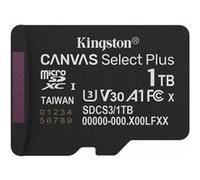 Kingston Carte microSDXC Canvas Select Plus 1 To – A1 V30 UHS‑I U3 – Noir