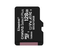 Kingston Technology Canvas Select Plus mémoire flash 128 Go MicroSDXC Classe 10 UHS-I (128GB MICROSDXC CANVAS SELECT - 128 GB, micr