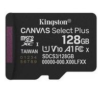 Kingston Canvas Select Plus Carte mémoire microSD 128GB micSDXC Gen3 150R A1 Adaptateur SD Non Inclus - SDCS3/128GBSP