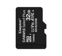 Kingston Canvas Select Plus - Carte mémoire flash - 32 Go - A1 / Video Class V10 / UHS Class 1 / Class10 - microSDHC UHS-I