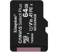Kingston Canvas Select Plus - Carte mémoire flash - 64 Go - A1 / Video Class V10 / UHS Class 1 / Class10 - microSDXC UHS-I G