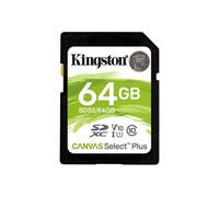Kingston Technology Carte SDXC Canvas Select Plus 100R C10 UHS-I U1 V10 de 64 Go
