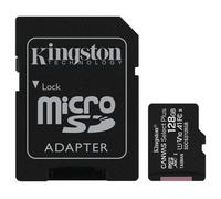 Kingston Technology Canvas Select Carte micSDXC Plus 100R A1 C10 de 128 Go + ADP