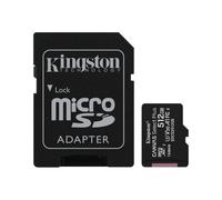 Kingston Technology Canvas Select Carte micSDXC Plus 100R A1 C10 de 512 Go + ADP