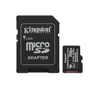 Kingston Canvas Select Plus - Carte mémoire flash (adaptateur SD inclus(e)) - 256 Go - A1 / Video Class V10 / UHS-I U1 / Class10 - microSDXC UHS-I G