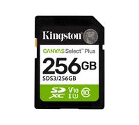 KINGSTON Canvas Select Plus Carte mémoire SDXC 256Go Gen3 150MB/s C10 UHS-I U3 V30