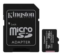 Kingston Canvas Select Plus Carte MIcro SD SDCS2/256GB Class 10 + Adaptateur