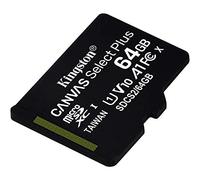 Kingston Technology Carte micSDXC Canvas Select Plus 100R A1 C10 de 64 Go sans ADP