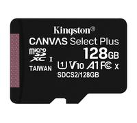 Kingston Technology Canvas Select Plus mémoire flash 128 Go MicroSDXC Classe 10 UHS-I (128GB MICROSDXC CANVAS SELECT - 128 GB, micr