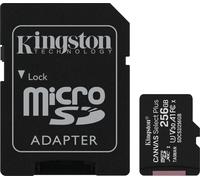 Kingston Technology Canvas Select Carte micSDXC Plus 100R A1 C10 de 256 Go + ADP