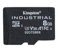 Kingston Industrial microSD - 8Go microSDHC Industrial C10 A1 pSLC carte pack unique sans adaptateur - SDCIT2/8GBSP