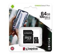 Kingston Carte mémoire 64GB Class-10 MicroSDXC Micro SD XC pour Samsung Galaxy S5, S5Mini, S7, S7Plus, S8, S8Plus, Note8 par Ukmobileaccessories