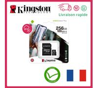Kingston Technology Canvas Select Carte micSDXC Plus 100R A1 C10 de 256 Go + ADP