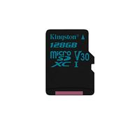 Kingston Carte microSD -( SDCG2/128GBSP ) sans adaptateur SD; Canvas Go! / Capturer l'essence de la vie