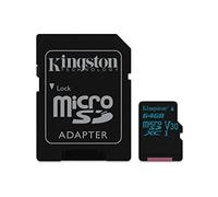 Kingston Carte microSD -( SDCG2/64GB ) avec adaptateur SD; Canvas Go! / Capturer l'essence de la vie