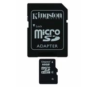 Kingston Carte microSDHC professionnelle 16 Go pour smartphone Kyocera S1350 avec formatage personnalisé et Acapter SD standard Classe 4