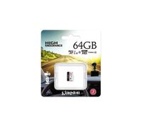 KINGSTON Carte microSDXC High Endurance - 64 Go - Classe 10/UHS-I (U1) - 95 Mo/s en Lecture - 30 Mo/sSpaceen Écriture