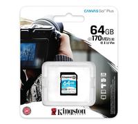 Kingston Carte SDxC U3 Canvas Go! Plus SD 64 Go