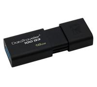 Kingston DataTraveler 100 G3 - Clé USB - 16 Go - USB 3.0 - noir