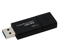 Kingston DataTraveler 100 G3-DT100G3/16GB USB 3.0 Clé USB , 16 GB, Noir