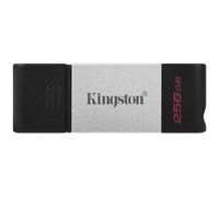 Kingston Technology DataTraveler 80 lecteur USB flash 256 Go USB Type-C 3.2 Gen 1 (3.1 Gen 1) Noir, Argent