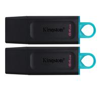 Kingston DataTraveler Exode - Clé USB - 64 Go - USB 3.2 Gen 1 (pack de 2)
