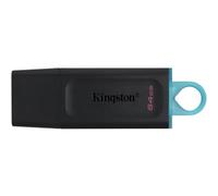 Kingston DataTraveler Exodia DTX/64GB Clé USB 3.2 Gen 1 - avec capuchon de protection et anneaux pour porte-clés de plusieurs couleurs