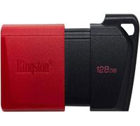 Kingston DataTraveler Exodia M Clé USB 3.2 Gen 1 DTXM/128GB - avec capuchon mobile (Noir + Rouge)
