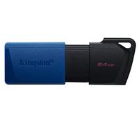 Kingston DataTraveler Exodia M Clé USB 3.2 Gen 1 DTXM/64GB - avec capuchon mobile (Noir + Bleu)