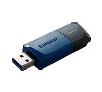 Kingston Technology DataTraveler 64GB USB3.2 Gen 1 Exodia M (Noir + Bleu) - 2 Pieces