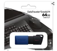 Mémoire USB - KINGSTON - Dtexodia M - 64 Go - USB 3.2 - Noir