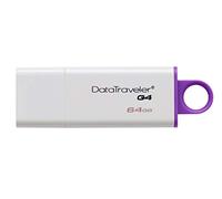 Kingston DataTraveler G4 - DTIG4/64GB Clé USB 3.0 - 64Go - Blanc / Violet