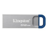 Clé USB Kingston DataTraveler Kyson 512GB USB 3.2 Gen 1 boîtier métal lecture 220 Mo/s sans capuchon