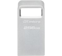 Kingston DataTraveler Micro clé USB 256GB 200MB/s Métal USB 3.2 Gen 1 - DTMC3G2/256GB