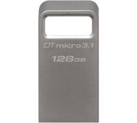 Kingston DataTraveler Micro 3.1 DTMC3/128GB Petit format Clé USB 3.1 argentée