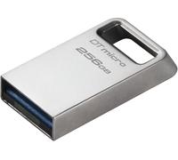 Kingston DataTraveler Micro clé USB 256GB 200MB/s Métal USB 3.2 Gen 1 - DTMC3G2/256GB