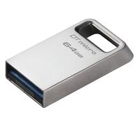 Kingston DataTraveler Micro USB Flash Drive 128GB 200MB/s Metal USB 3.2 Gen 1 -